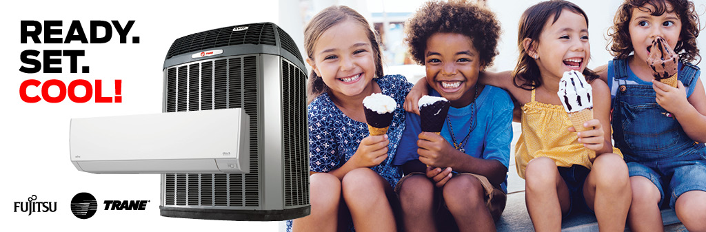Children eating ice cream